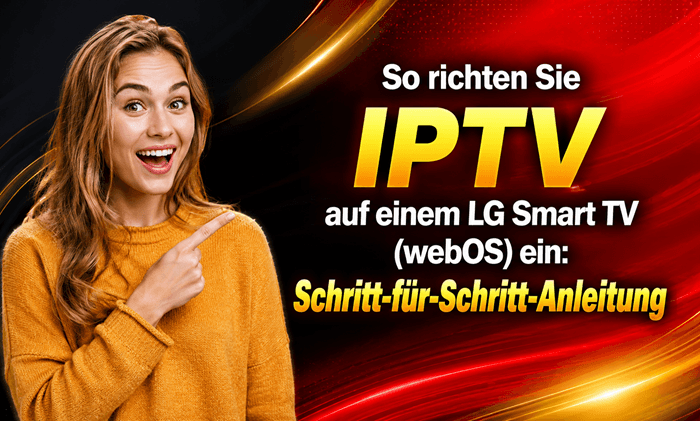 So richten Sie IPTV auf einem LG Smart TV