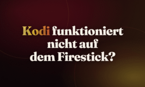 Kodi funktioniert nicht auf dem Firestick